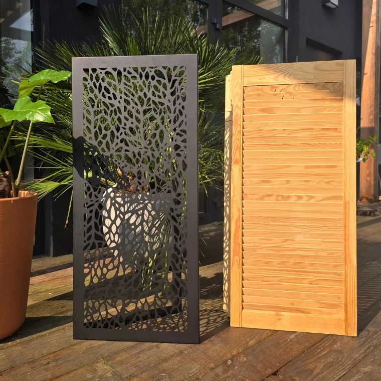 Metalowy panel ozdobny