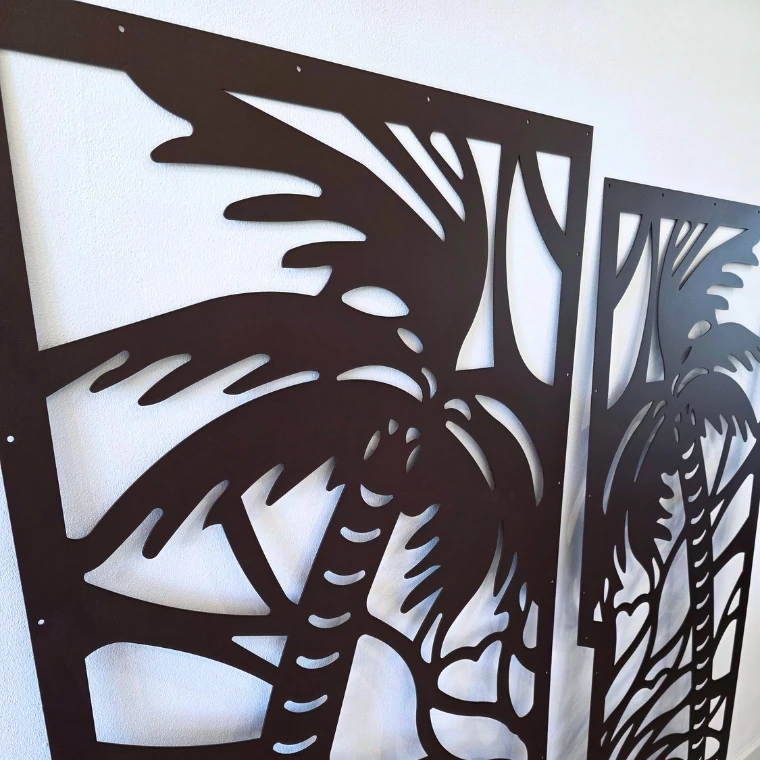 Metalowy panel ozdobny